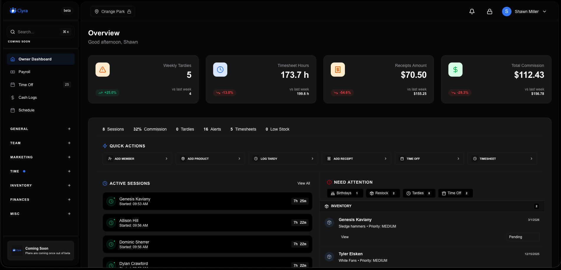 Clyra project screenshot