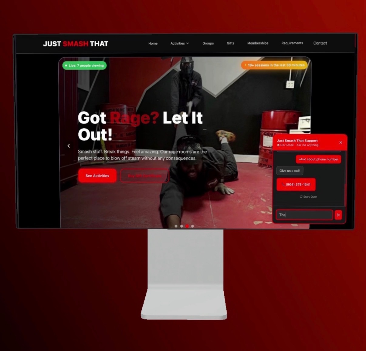 Just Smash That project screenshot